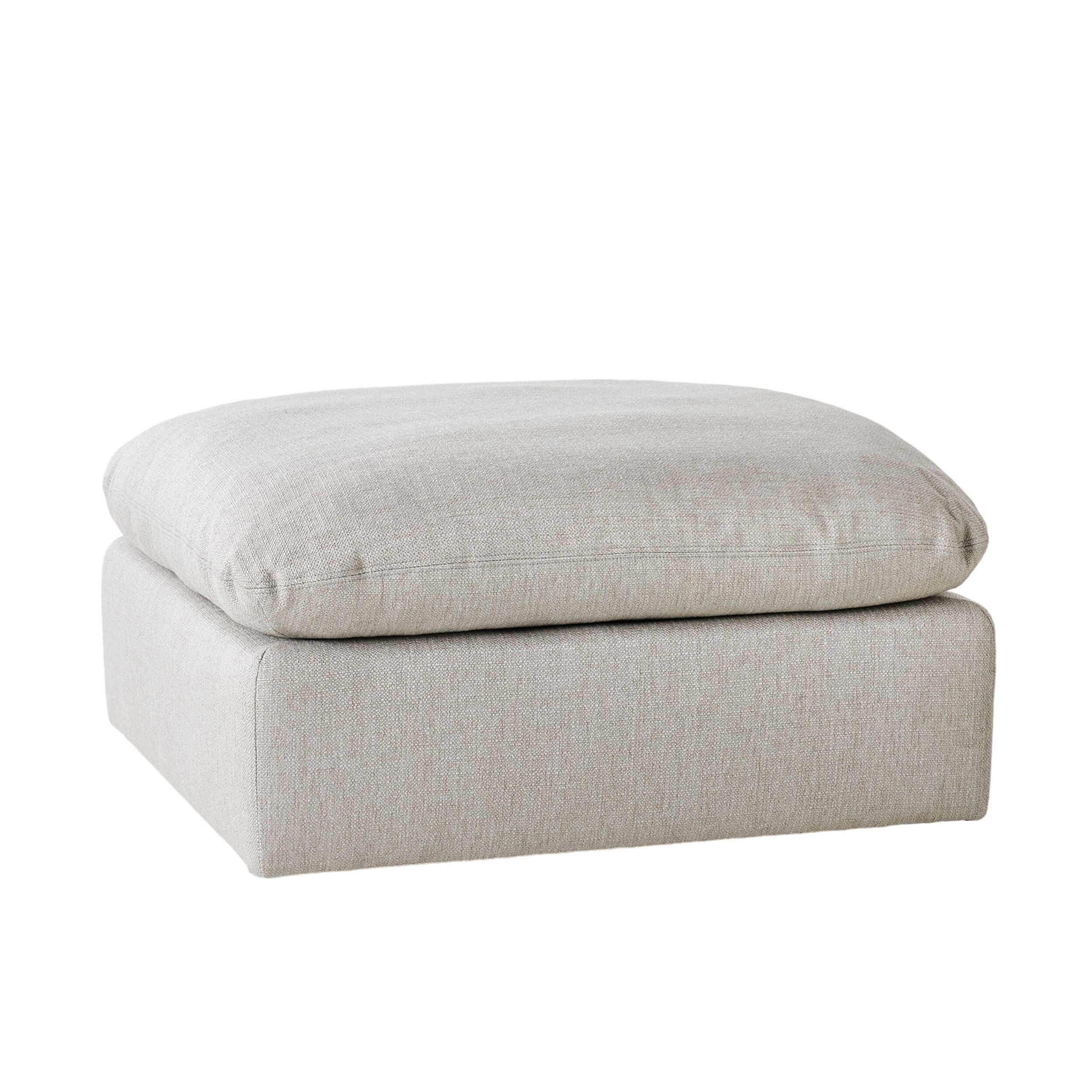 Darcie Ottoman Amalfi Silver