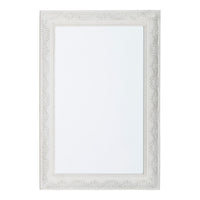 Quincy Antique White Mirror 90x60cm