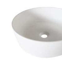 Solid Surface Round Basin 432X432X125mm
