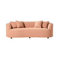 Alessa 3 Seater Sofa Luna Powder Pink