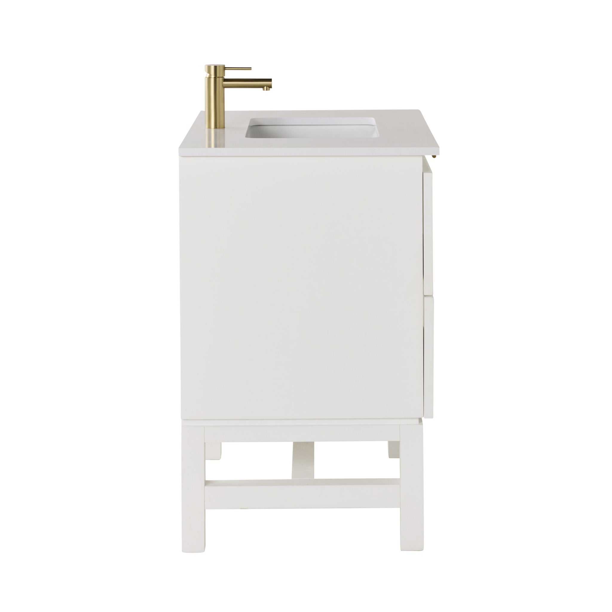 Lennox Single Vanity White 790mm