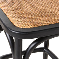 Bastion Backless Bar Stool Black
