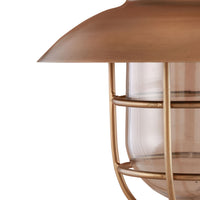 Voyager Exterior Wall Bracket Antique Brass 30x22x30cm
