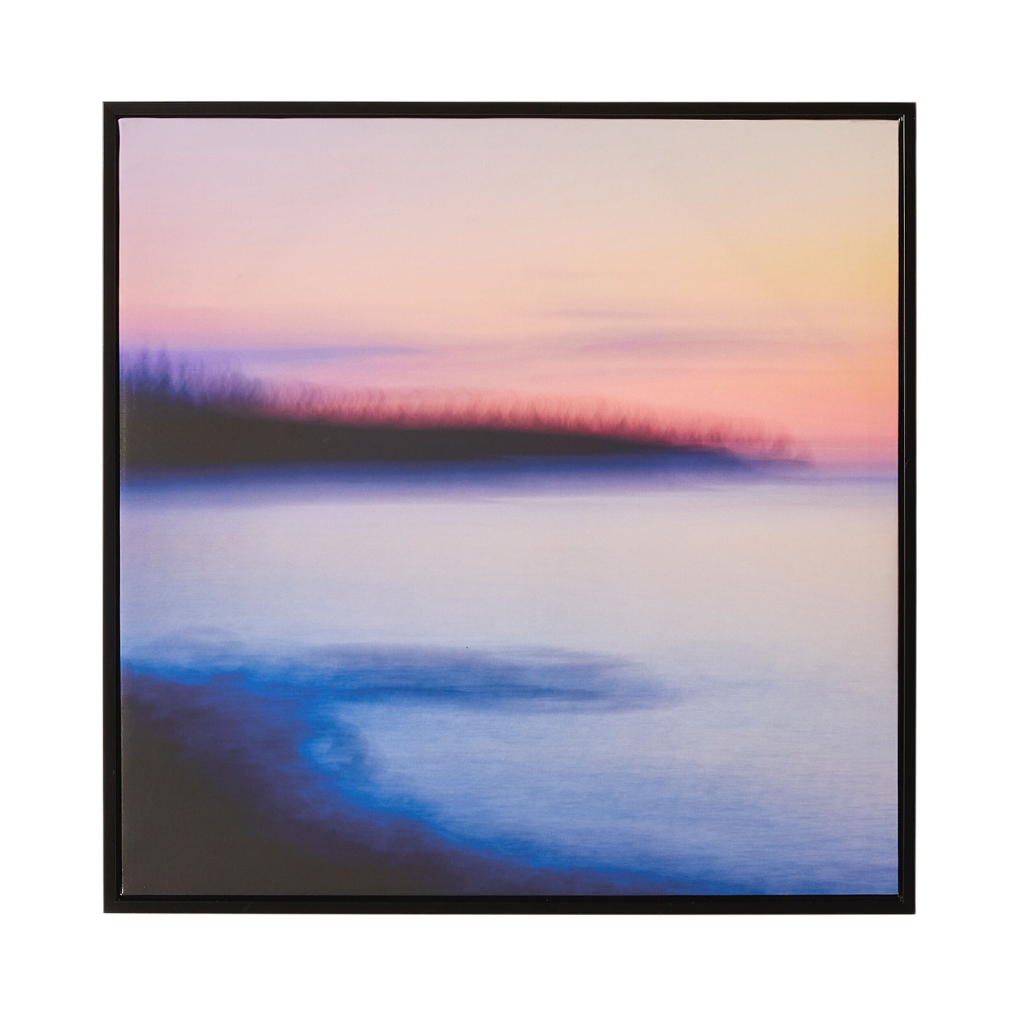 Dusking Framed Canvas Print 60x60cm