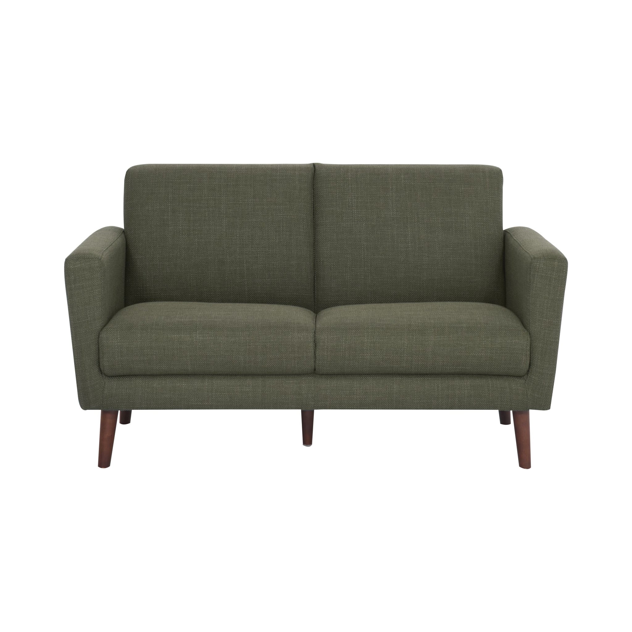 Frankie 2 Seater Sofa Olive Green Weave