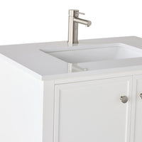 Liam Single Vanity White 790mm