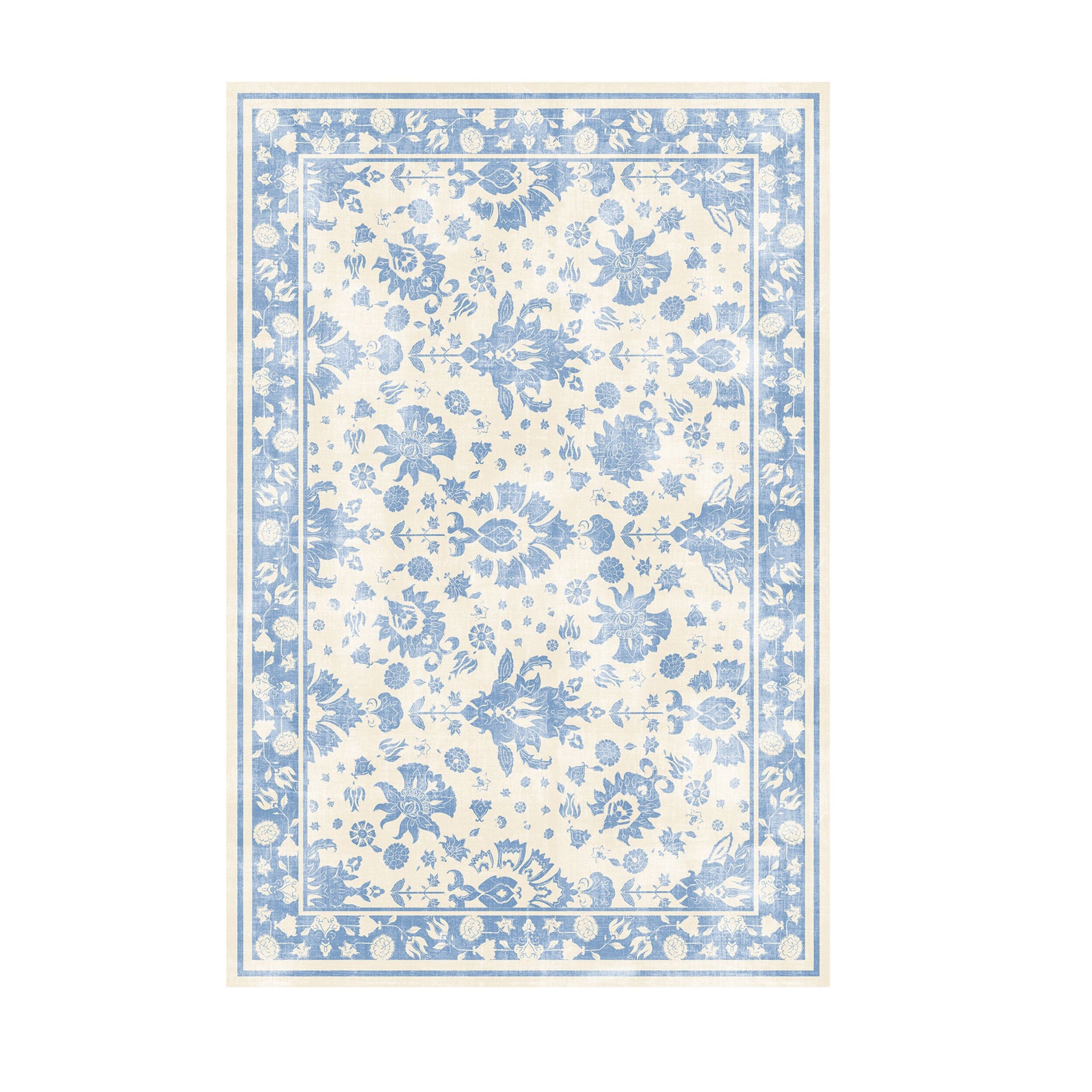 Prairie Silky Soft Washable Doormat Sapphire 60x90cm