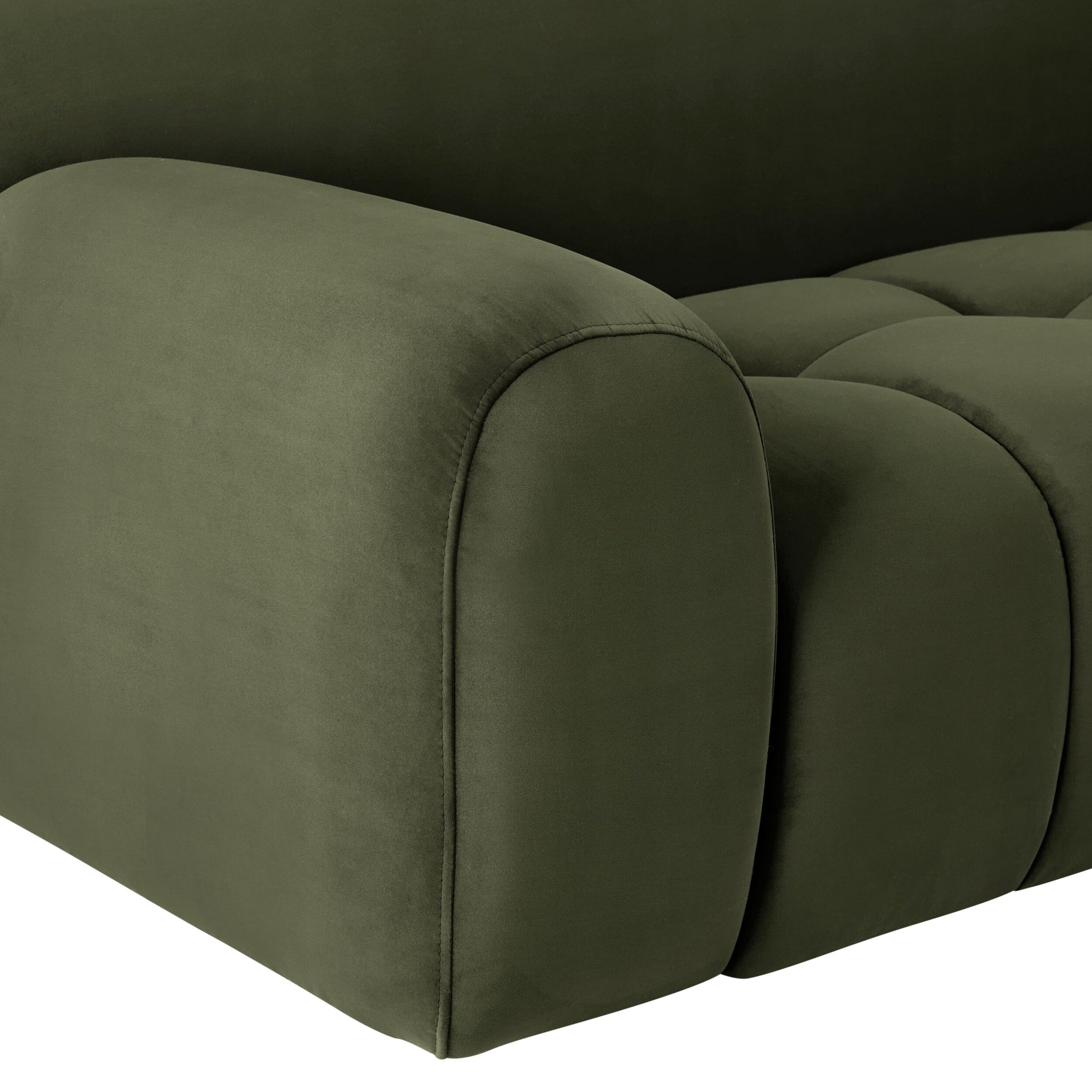Alexis Velvet Armchair Eucalyptus