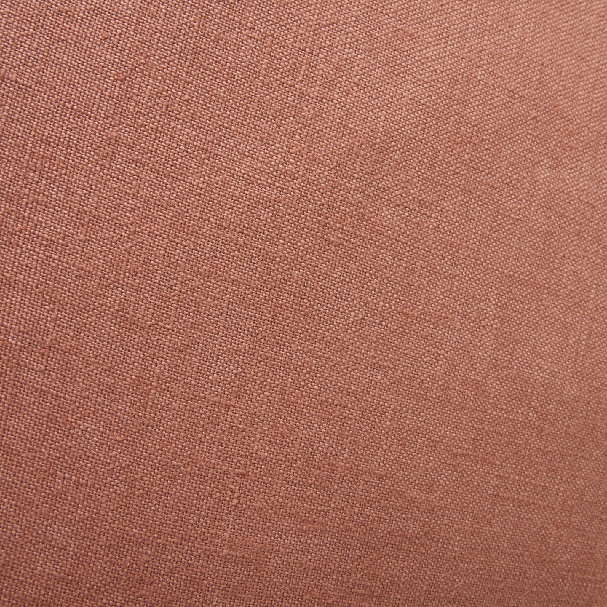 Hamptons French Linen Cushion Terracotta 50x50cm