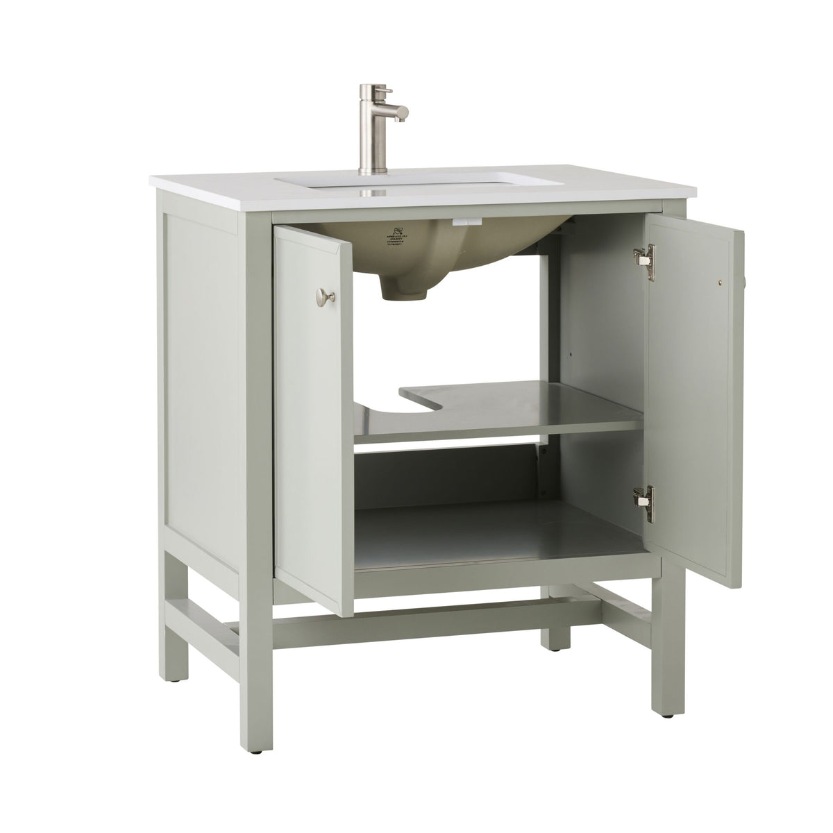 Liam Single Vanity Evergreen Fog 790mm