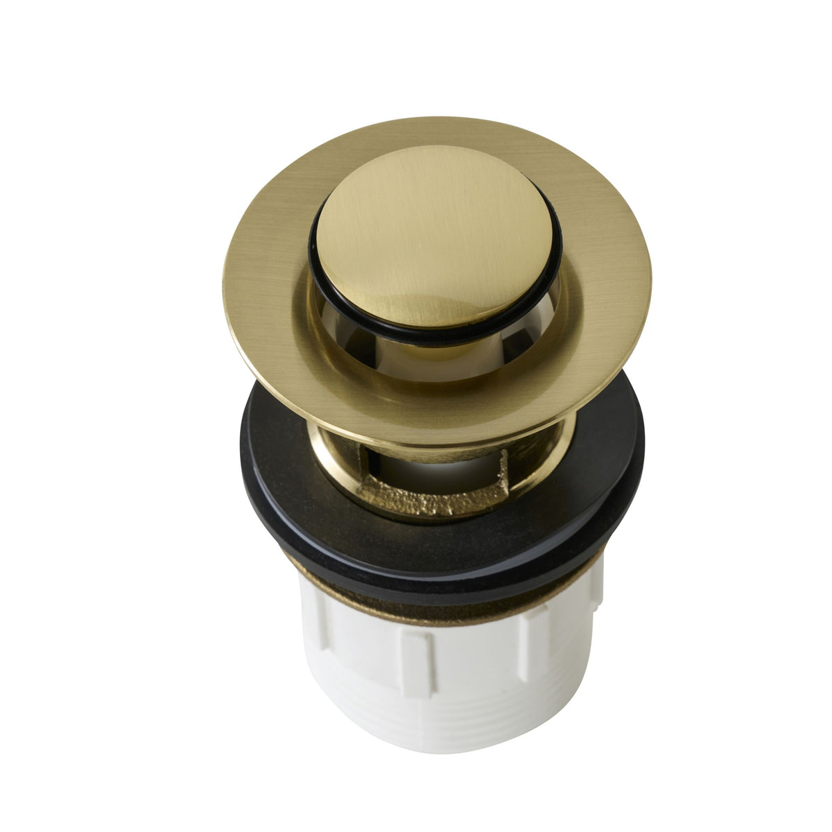 Camden Pop Up Waste Universal 32/40 x 80mm with Overflow Brushed Brass