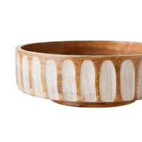 Moana Salad Bowl White 35x35x12cm