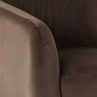 Kianna Occasional Chair Velvet Chocolate