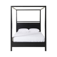 Avalon King Four Poster Bed Black