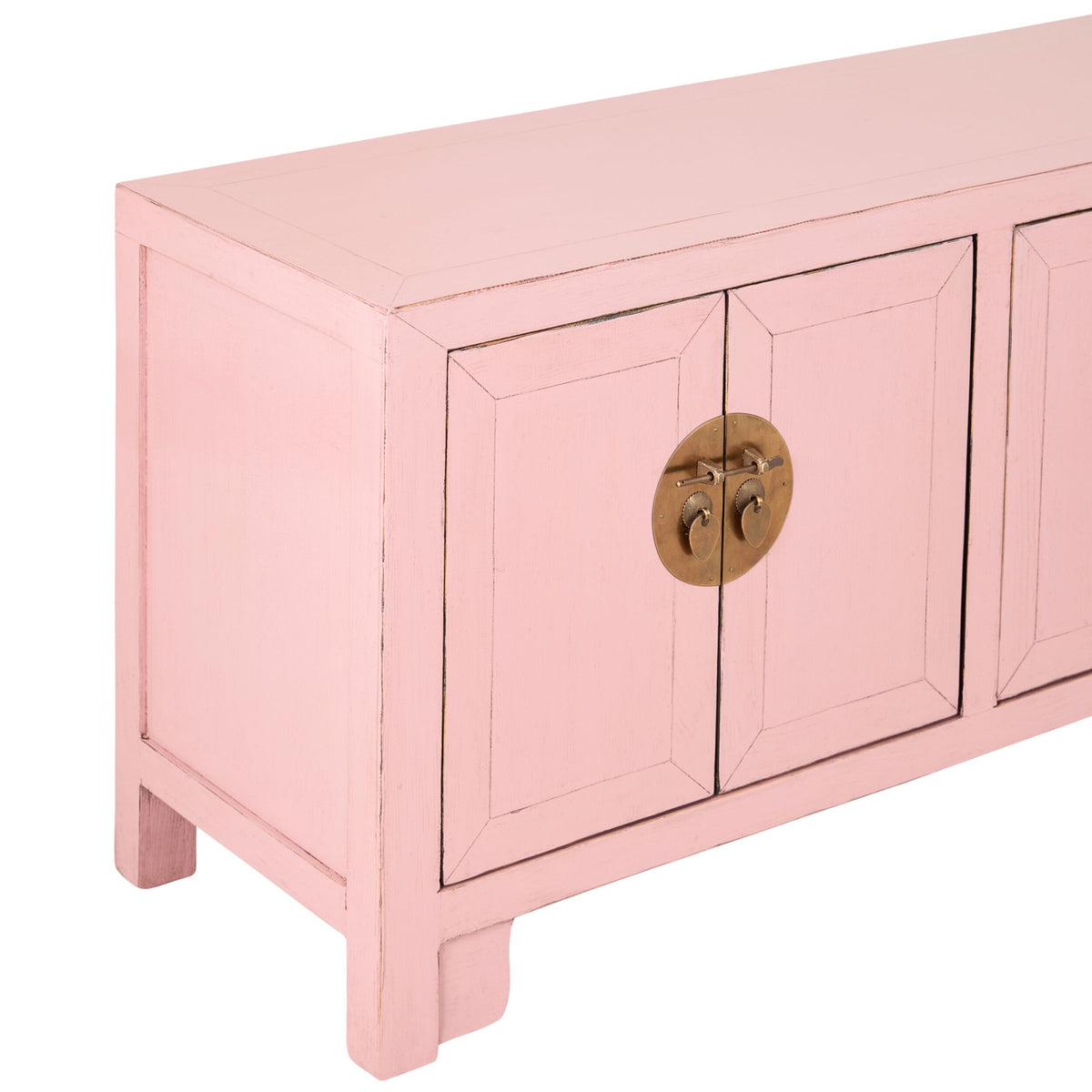 Sansha 6 Door TV Unit Blush Pink