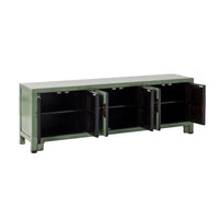 Sansha 6 Door TV Unit Sage Green