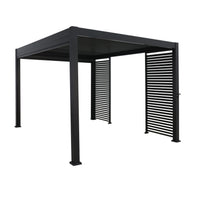 Sanctuary Aluminium Slatted Panel Charcoal for Pergola