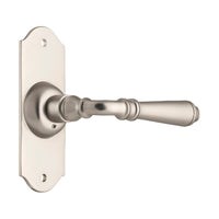 6562 Door Lever Reims Latch Pair Satin Nickel H110xW40xP70mm