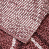 Modessa Lattice Shag Rug Berry 240x300cm