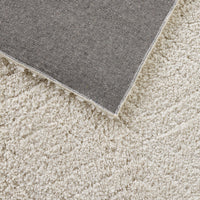 Plush Diamond Rug Cream 150x240cm