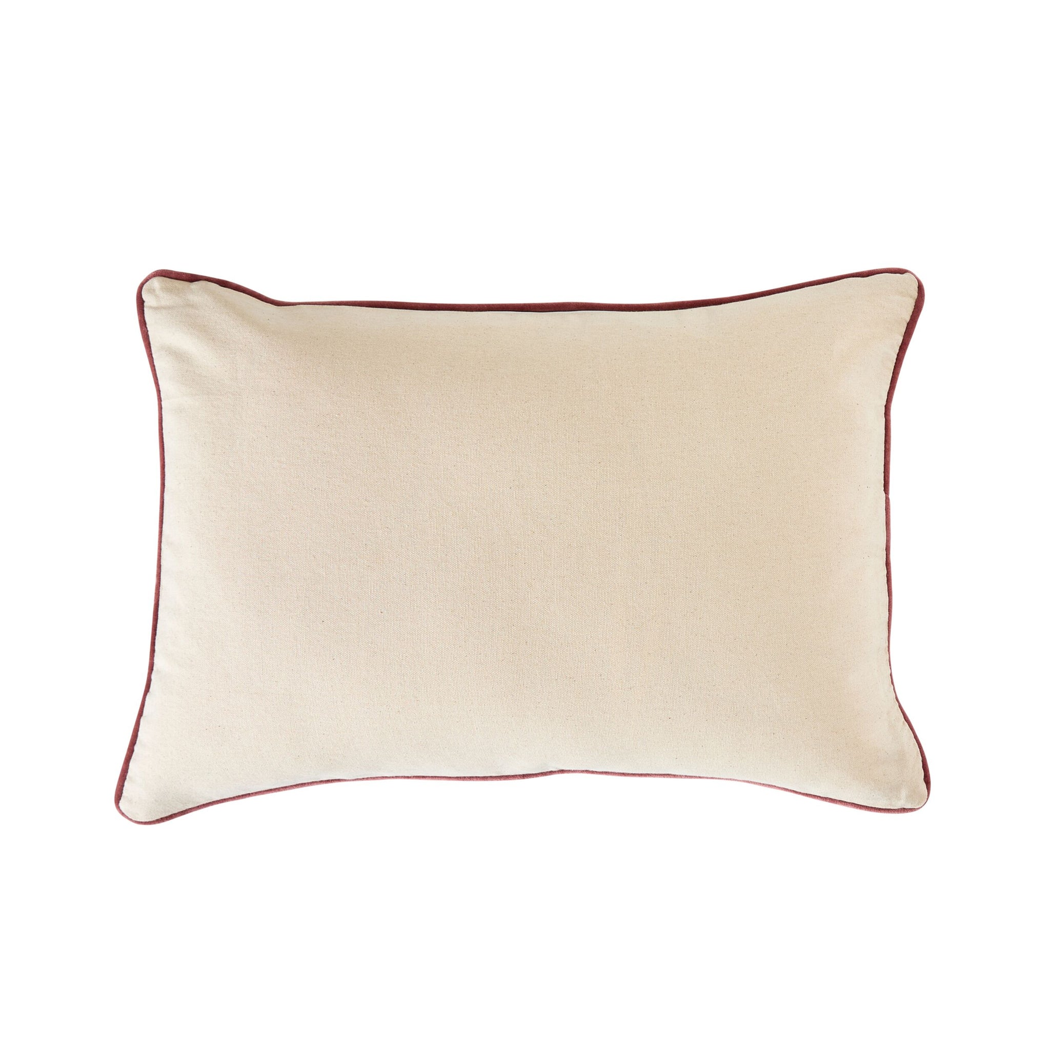 Valencia Floral Border Cushion Rose 40x60cm