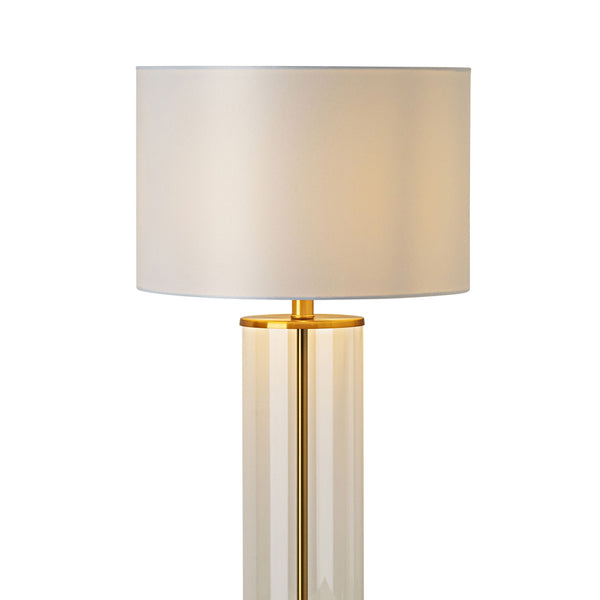 Glass and deals gold floor lamp