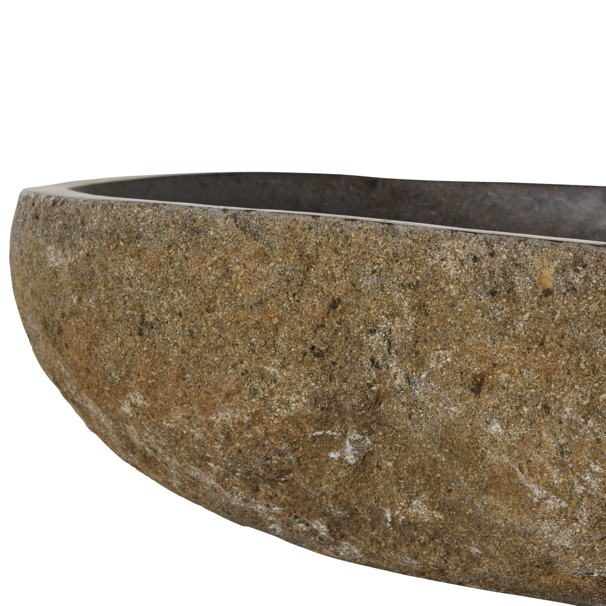 Andesite Natural Stone Basin 45-50x35-40x14cm