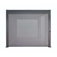 Sanctuary Roller Blind for Charcoal Pergola