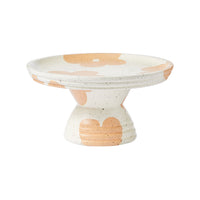 Posy Pink Mangowood Cake Stand 15x30x30cm