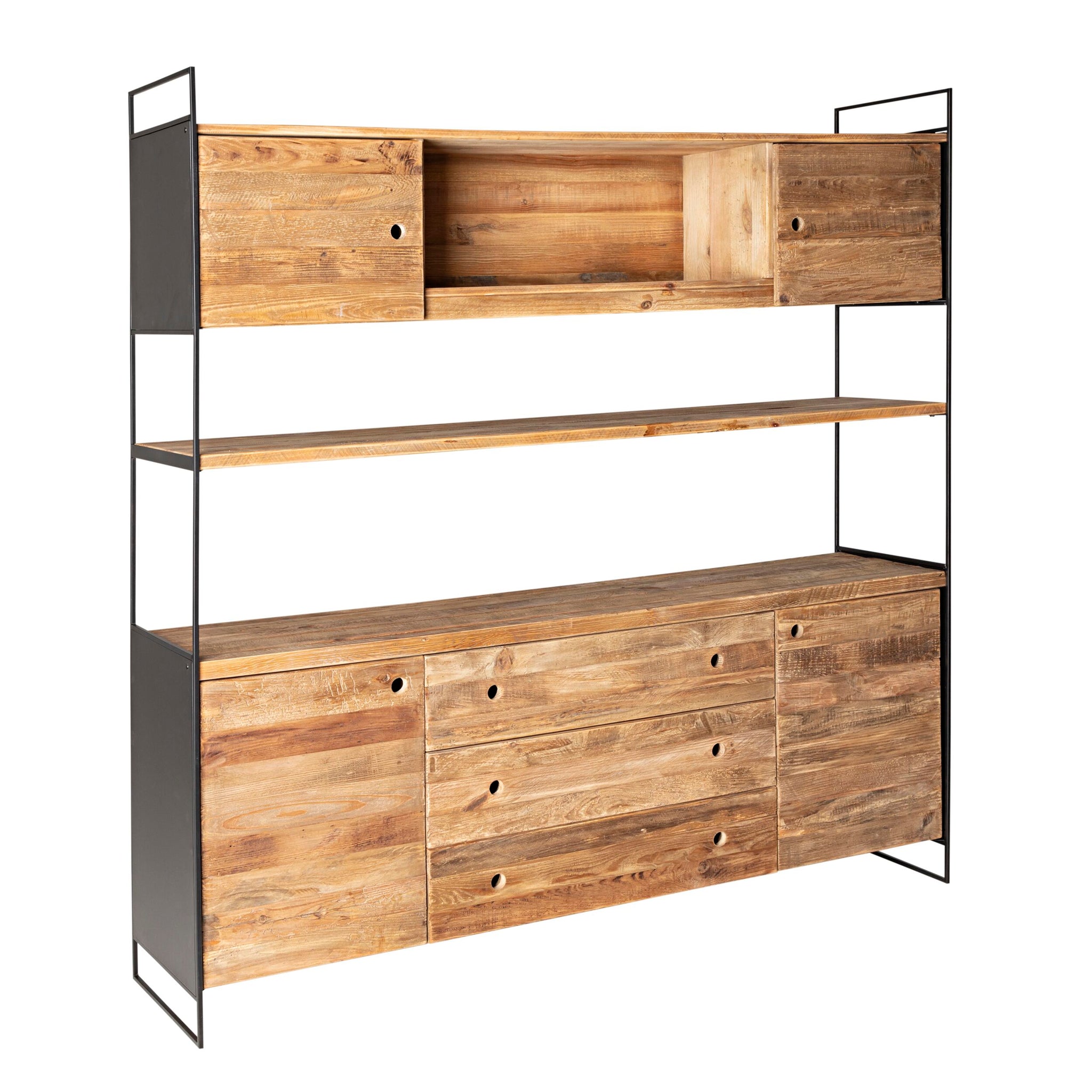 Kalise Reclaimed Timber Storage Unit Large