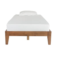 Kyan King Single Bed Base Chestnut