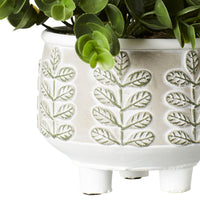 De Fleurs Succulent Retro Cement Pot 20.3cm