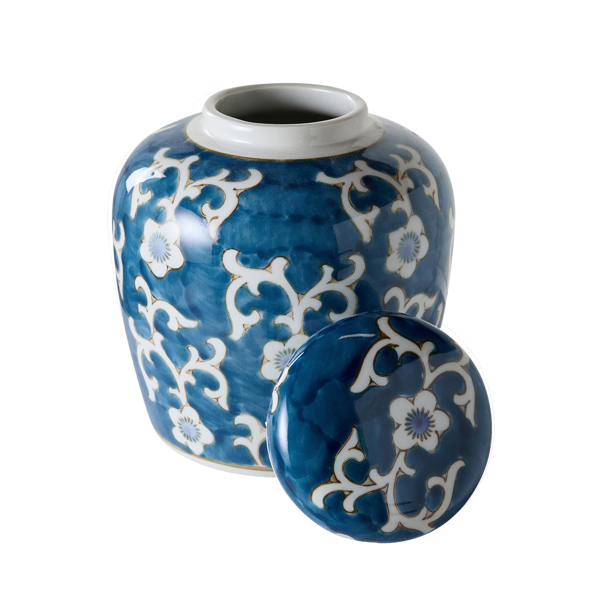 Celadon Alyssum Vine Jar Medium