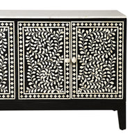 Bone Inlay Sideboard Black