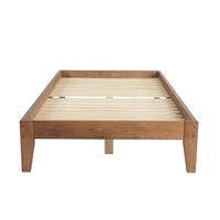 Kyan King Single Bed Base Chestnut