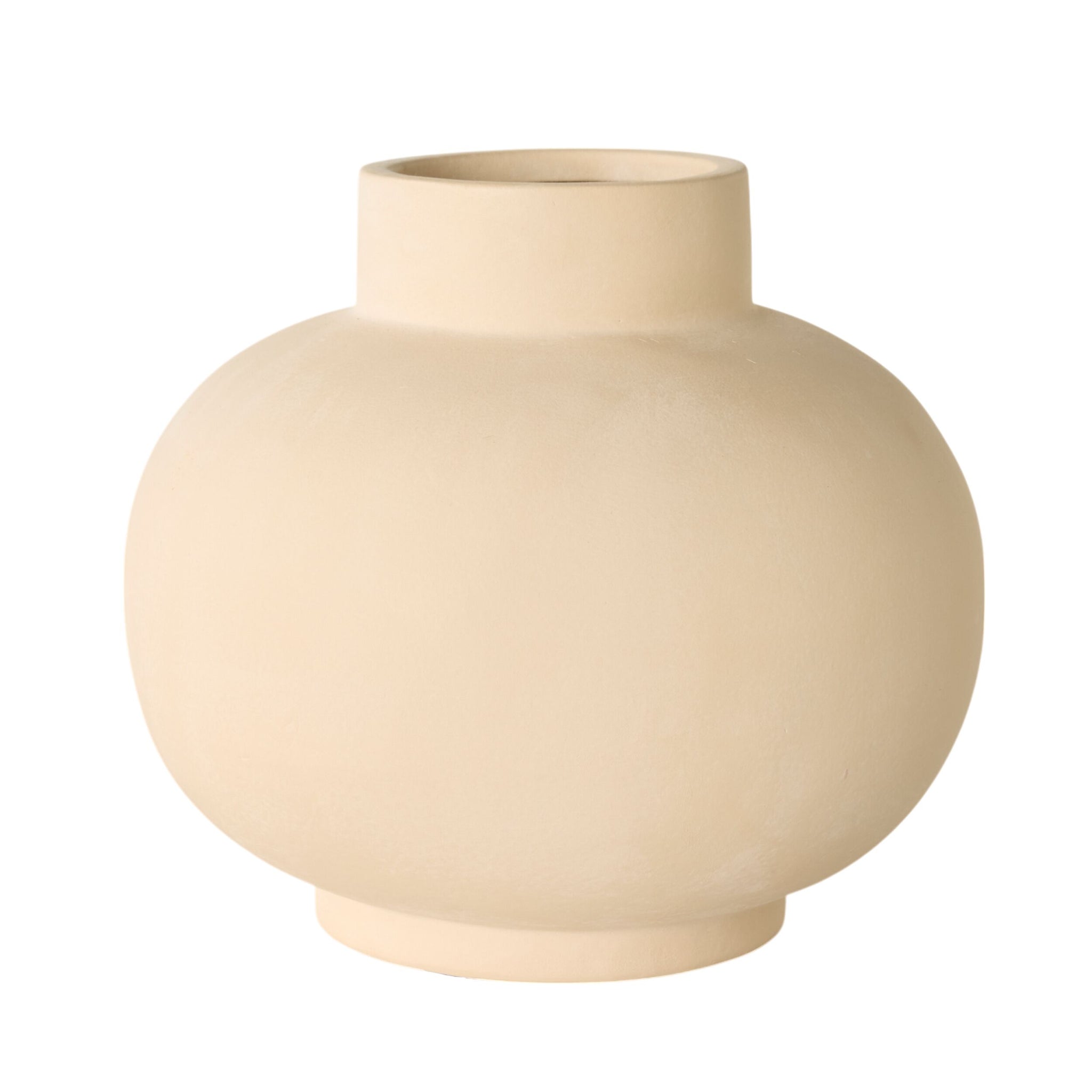 Notched Bulb Medium Vase