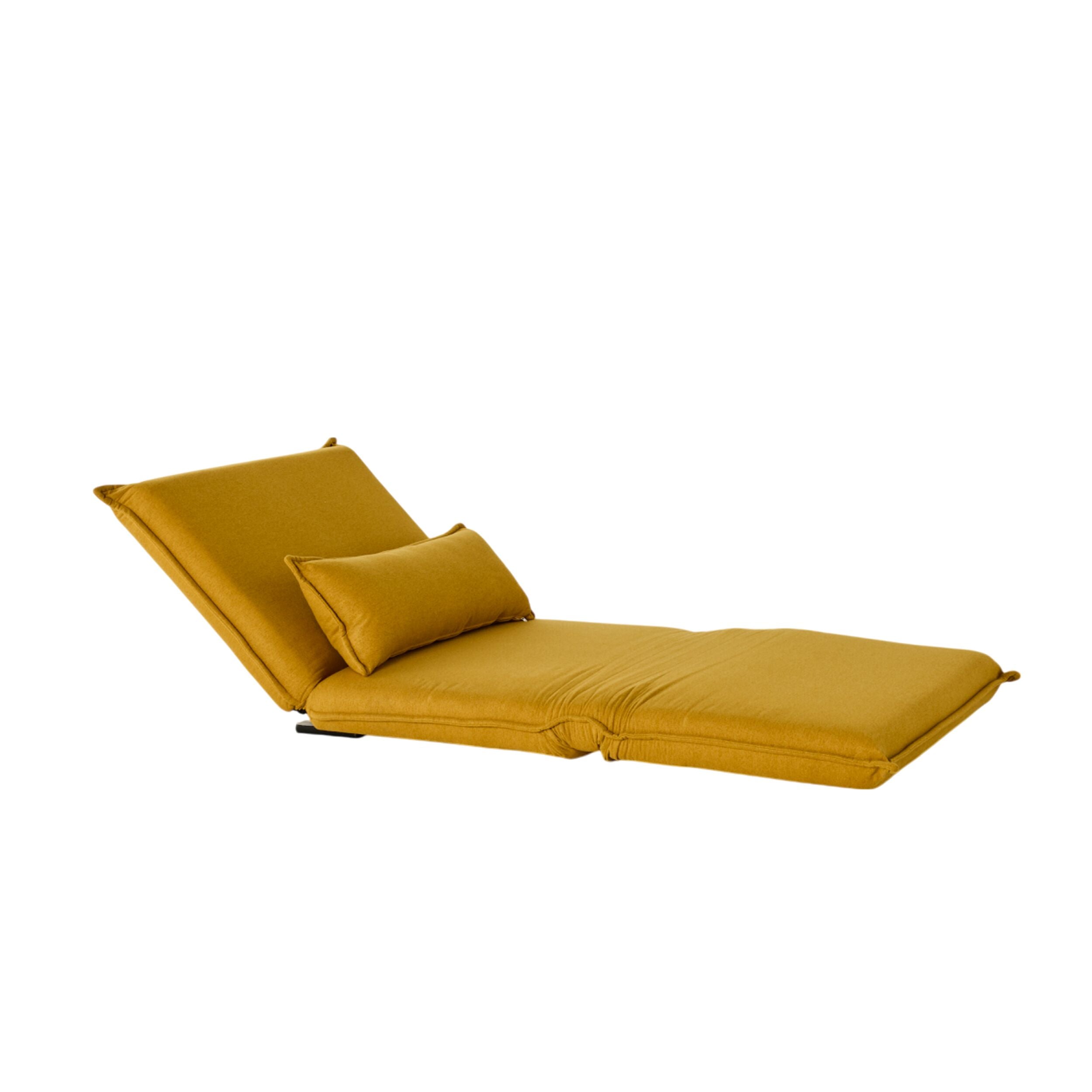 Bribie Single Sofa Bed Mustard