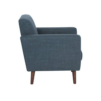 Frankie Armchair Steel Blue Weave