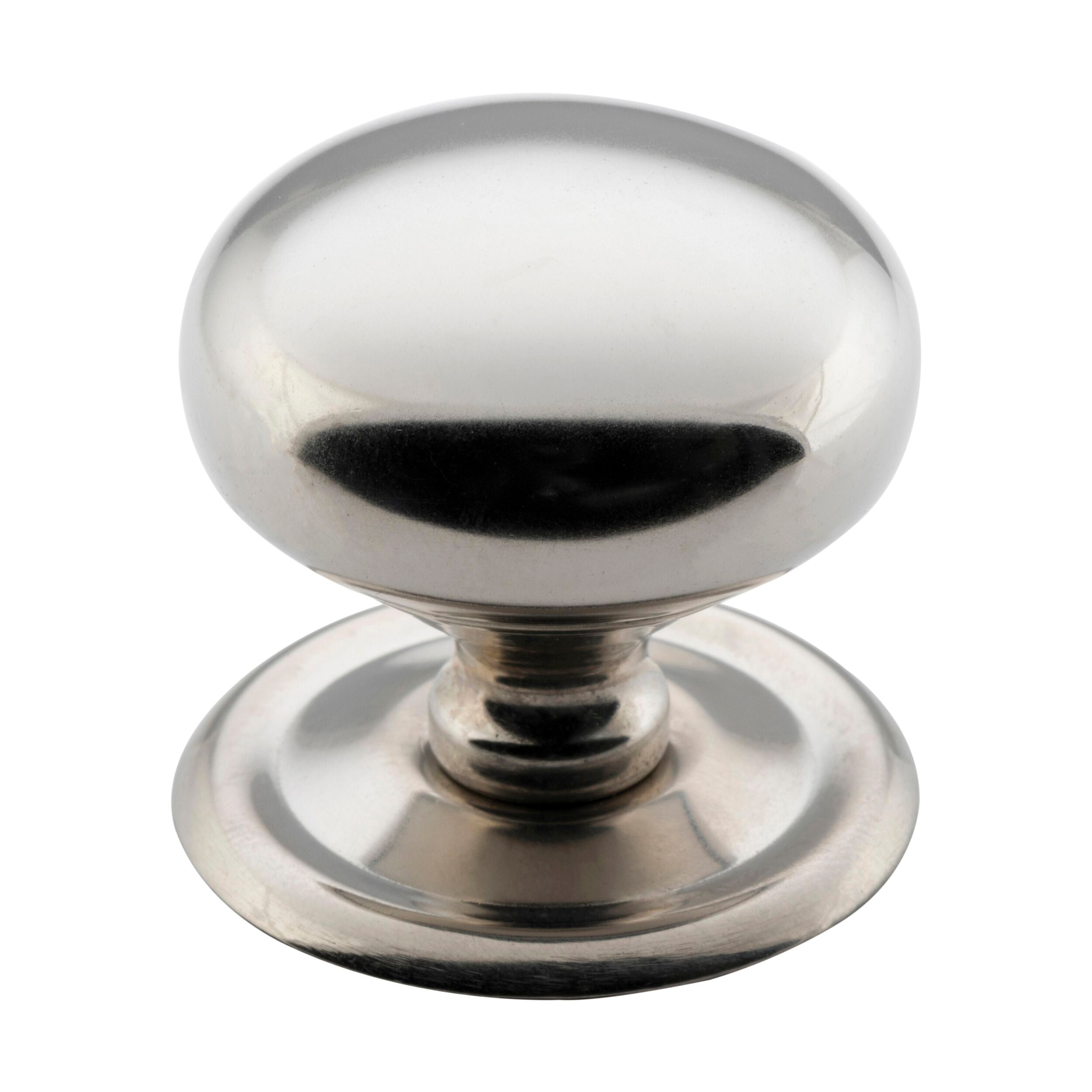 3149 Cupboard Knob Sheet Brass Satin Nickel D38xP35mm