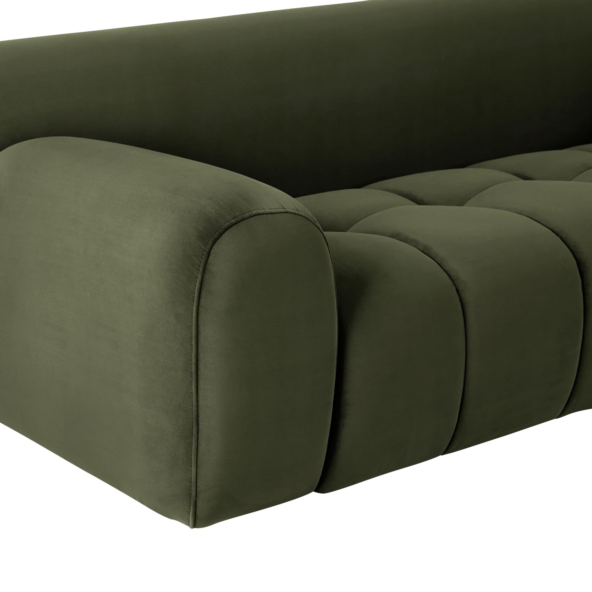 Alexis 2 Seater Velvet Sofa Eucalyptus