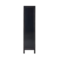 Sansha 2 Door & 2 Drawer Display Cabinet Black & White