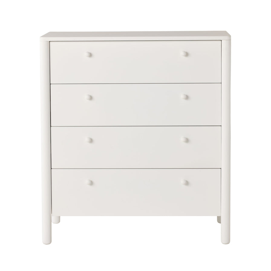 Spintara 4 Drawer Chest White – Early Settler Australia Spintara 4 Drawer Chest White – Early Settler Australia