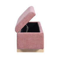 Sara Storage Bench Rose Pink