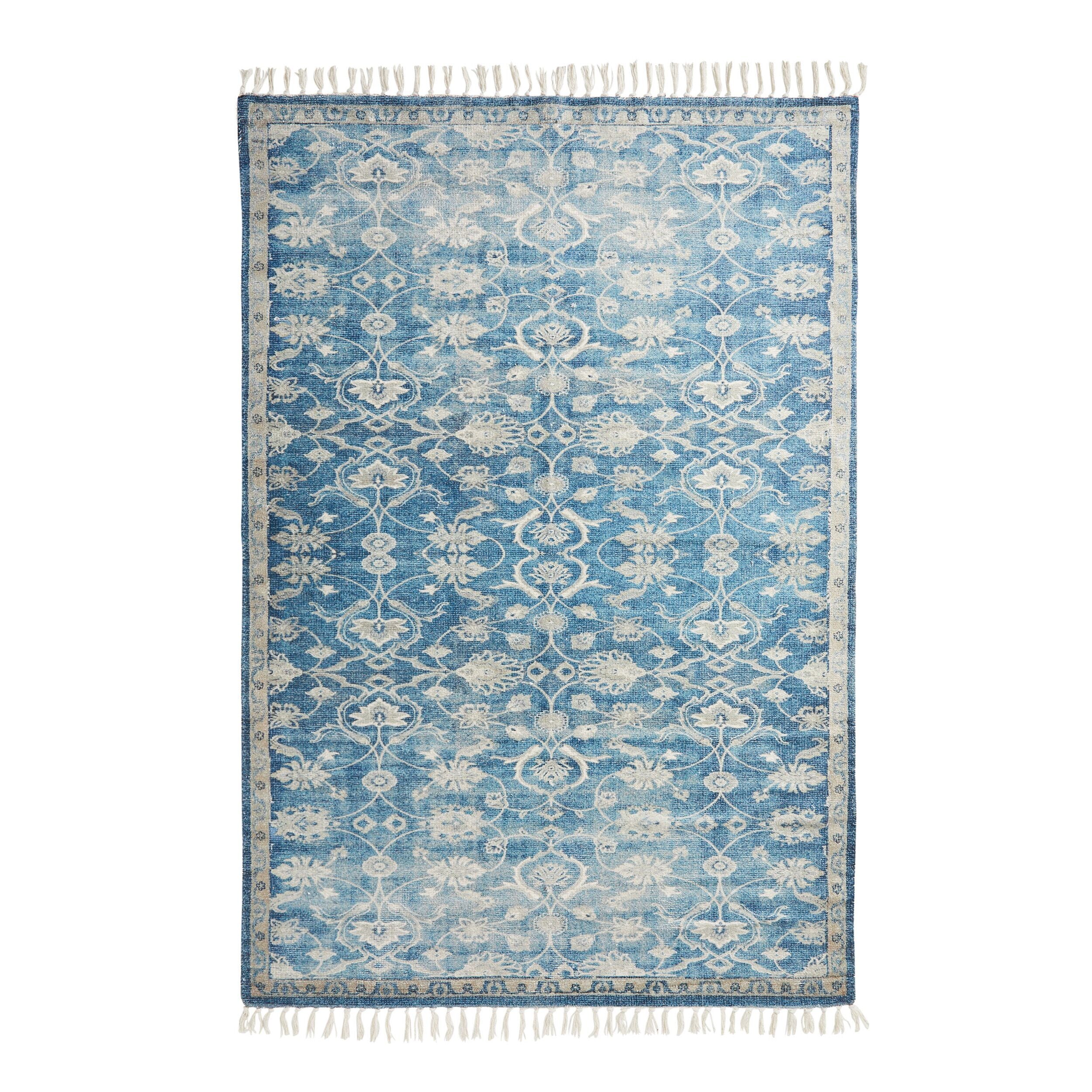 Aditya Motif Vintage Cotton Rug 150x220cm