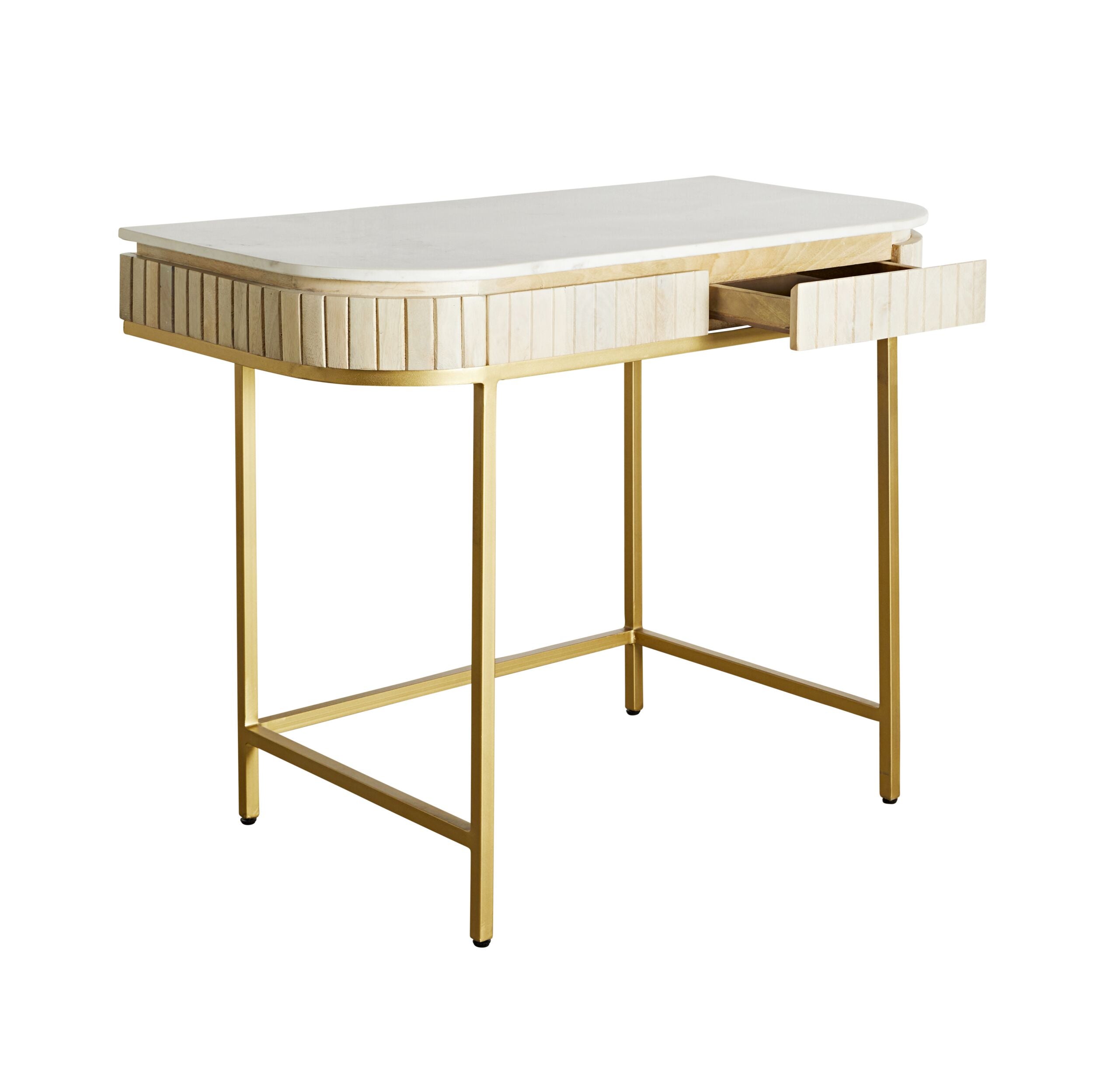 Deva Desk with Marble Top