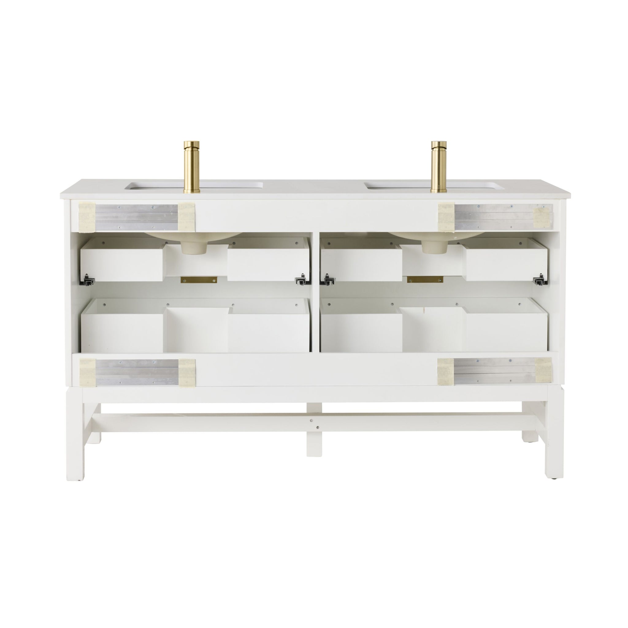 Lennox Double Vanity White 1550mm