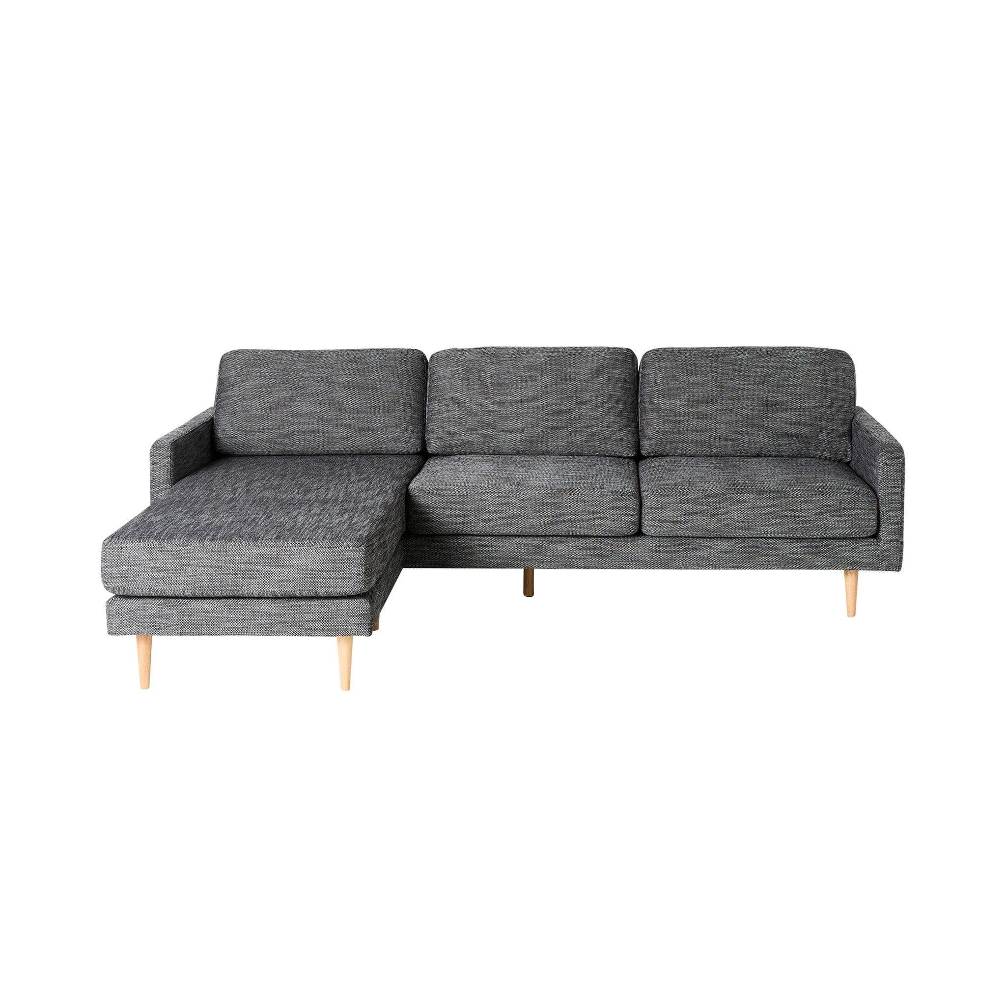 Boden 3 Seater Sofa with Reversible Chaise Alaska Charcoal