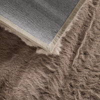 Faux Rabbit Fur Rug Mink 120x180cm