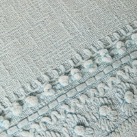 Stitch Suri Embroidered Cushion Blue
