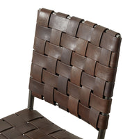 Leather Weave Dining Chair